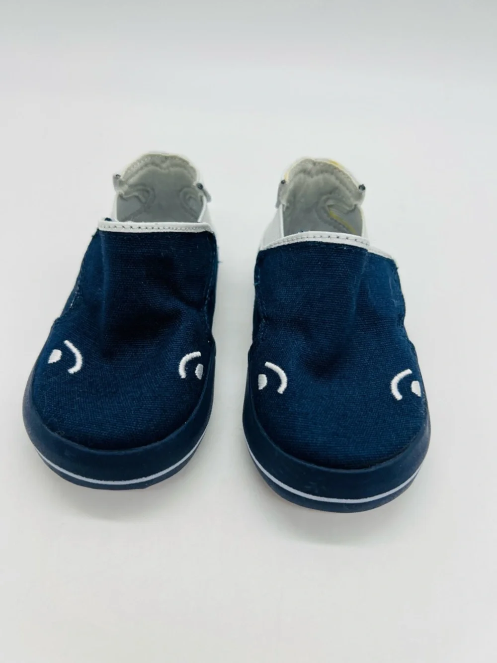 Sperry X Vineyard Vines Navy and White Whale Crib Shoes NWOT